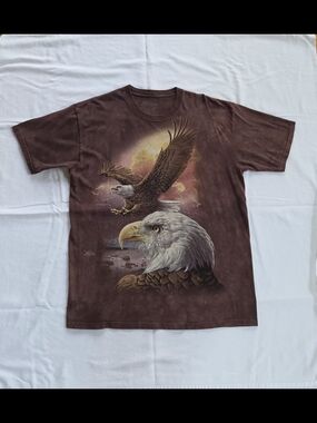 2011 The Mountain Brown Bald Eagles SS Graphic T-shirt Size XL